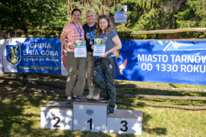 Podium zawodów „Łucznicy Harcują! Leśne Strzały!”